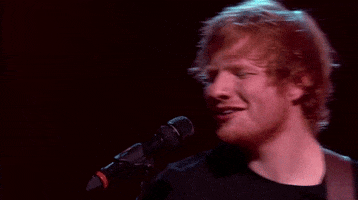 ed sheeran singing GIF by BRIT Awards
