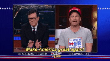 rob lowe GIF by The Late Show With Stephen Colbert