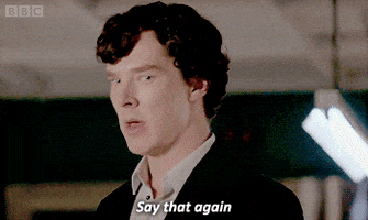 say that again benedict cumberbatch GIF by BBC