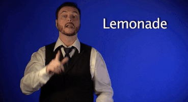 sign language lemonade GIF by Sign with Robert