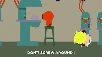 kenny mccormick falling GIF by South Park 