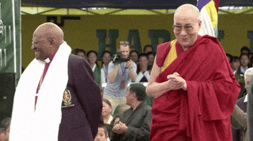 dalai lama yes GIF by The Joy Experiment