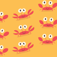 happy crabs GIF