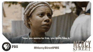 scared shalita grant GIF by Mercy Street PBS