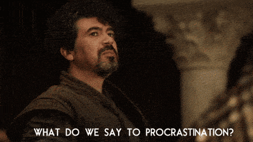 franfranfranfran game of thrones got procrastinazione procrastionation GIF