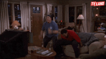 excited king of queens GIF by TV Land
