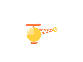 illustration helicopter GIF by madebydot