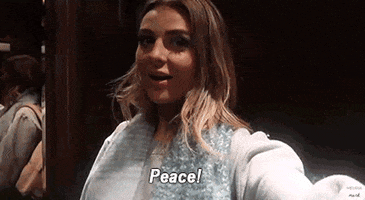 peace goodbye GIF by Much