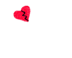 broken heart hearts Sticker by Fabiola Lara / Casa Girl