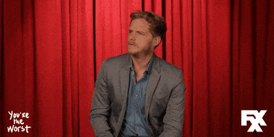 chris geere jimmy GIF by You're The Worst 