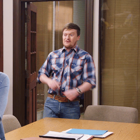 excited trial and error GIF by NBC