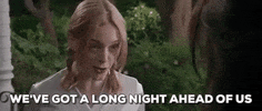 Rose Mcgowan Weve Got A Long Night Ahead Of Us GIF