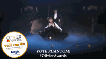 olivier awards phantom london GIF by The Phantom of the Opera