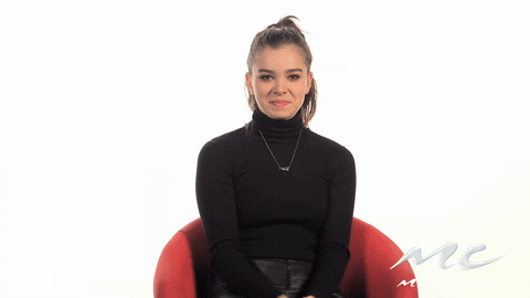 Happy Hailee Steinfeld GIF by Music Choice - Find & Share on GIPHY