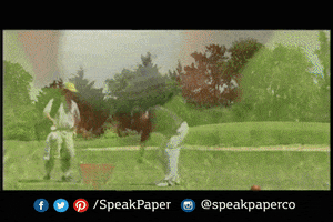 speakpaper golf gracioso intentando jugar golf GIF