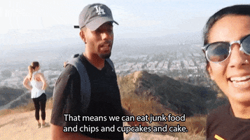 doesn't count good food GIF by Much