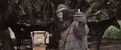 planet of the apes smile GIF by MANGOTEETH