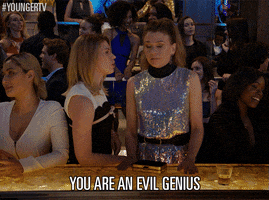 tv land you are an evil genius GIF by YoungerTV