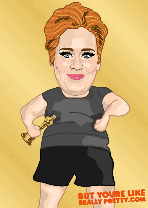 Adele Oscar GIF by Ryan Casey