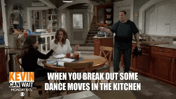 kevin can wait dancing GIF by CBS