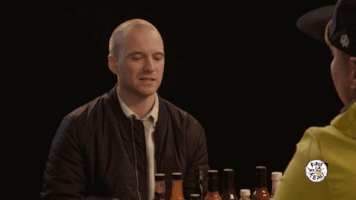charlie sloth hot ones GIF by First We Feast: Hot Ones
