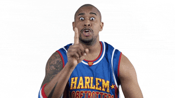 laughing GIF by Harlem Globetrotters