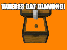 --- minecraft diamond ception GIF