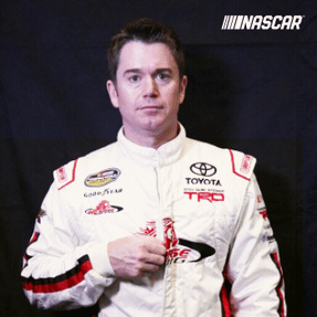 timothy peters nascar driver reactions GIF by NASCAR