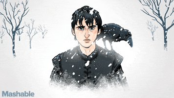 game of thrones three-eyed raven GIF by Mashable