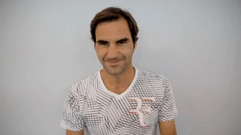 Roger Federer Ok GIF