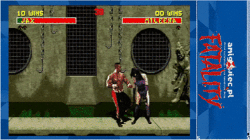 amigowiec fight retro mortal kombat reptile GIF