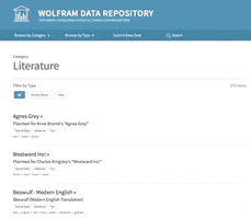 data literature GIF by Wolfram Research