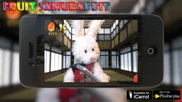 bunny plushie GIF by Zackary Rabbit