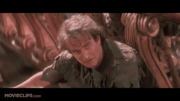 skarpathio hook peter pan captain hook are you ready for me peter GIF