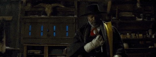 Looking Quentin Tarantino GIF