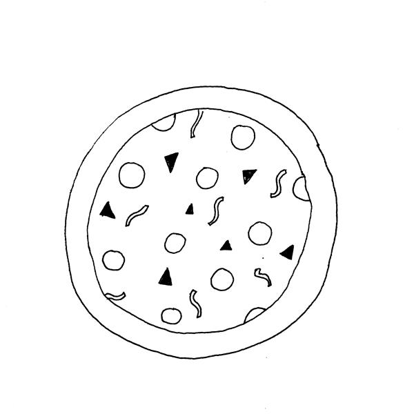 pizza waning GIF by Matea Radic