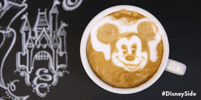 mickey mouse coffee GIF by Disney Parks