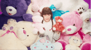 teddy bear shes not me GIF
