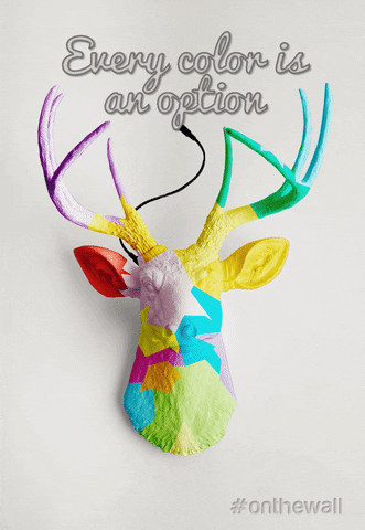 enigma deerhead #onthewall fauxtaxidermy GIF