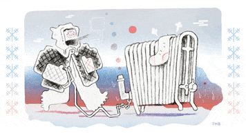 Dog Winter GIF by Tim Beckhardt