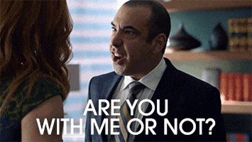 louis litt support GIF by Suits