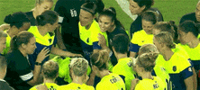 reign fc huddle GIF by Seattle Reign FC
