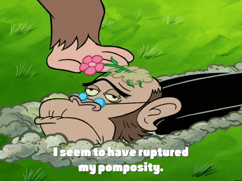 pomposity meme gif