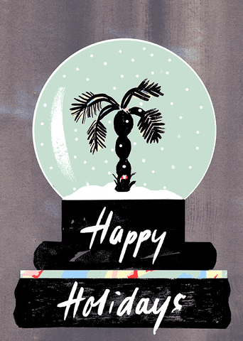 cynthiakittler christmas illustration snow winter GIF