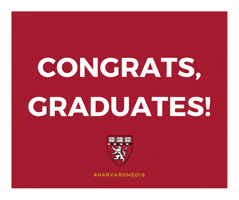 Graduation GIF by Harvard Medical School