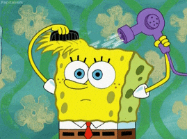 wakyzaky2012 spongebob has hair?!?!?! GIF