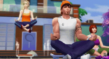 The Sims Yoga GIF