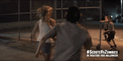 scouts guide to the zombie apocalypse zombies GIF by Paramount Pictures