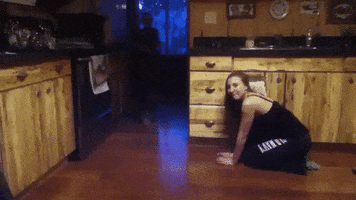 scared kitchen GIF by America's Funniest Home Videos