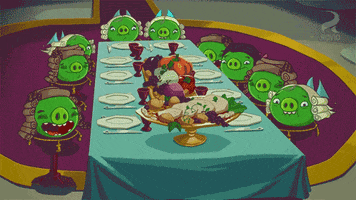 happy dinner GIF by Angry Birds